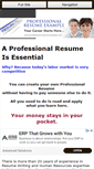 Mobile Screenshot of professional-resume-example.com